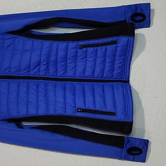 Brand New! Everlast Blue & Black Front Puffer Activewear Jacket Sz.S - Picture 2 of 10